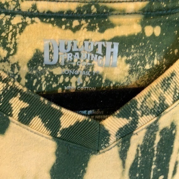 Custom Bleached Reverse Tie Dyed Shirt Streetwear long Sleeved oversized - Picture 4 of 11